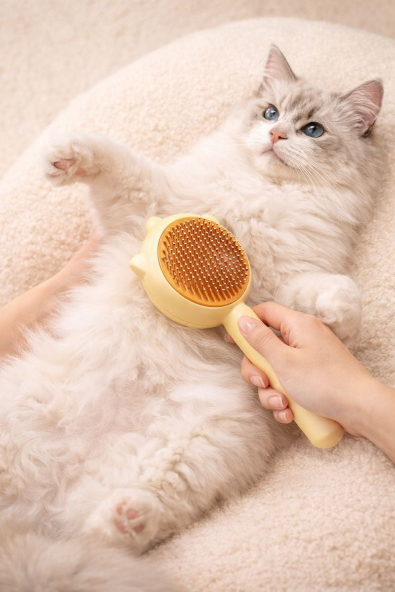 Pet Hair Remover Brush for Cats & Dogs – Reusable, Easy Clean, No Batteries,
