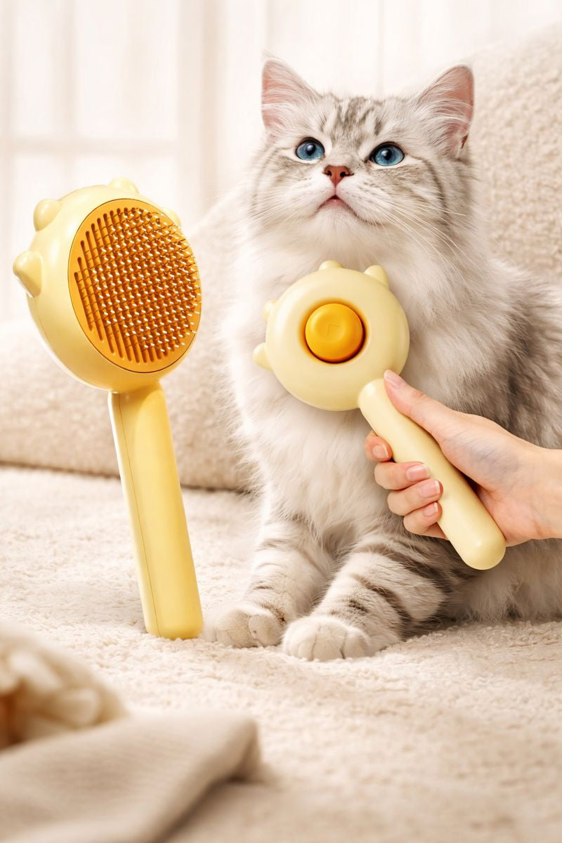 Pet Hair Remover Brush for Cats & Dogs – Reusable, Easy Clean, No Batteries,
